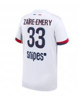 Paris Saint-Germain Warren Zaire-Emery #33 Venkovní Dres 2025-26 Krátký Rukáv